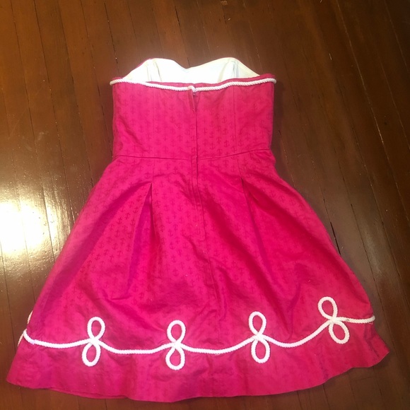 FINAL$$ RARE LILLY Pulitzer Nautical Cotton Mini Dress Sailor Dress - Picture 10 of 10